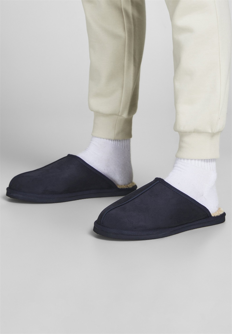 Jack & Jones JFWDUDELY - Hausschuh - navy blazer/dunkelblau