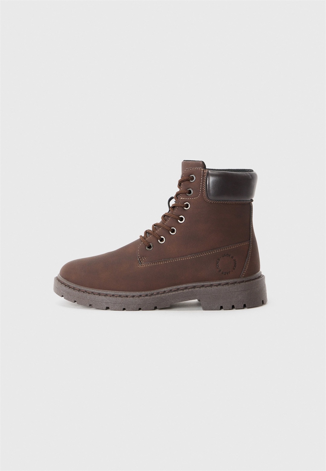 Jack & Jones JFWAINSWORTH - Schnürstiefelette - brown stone/braun
