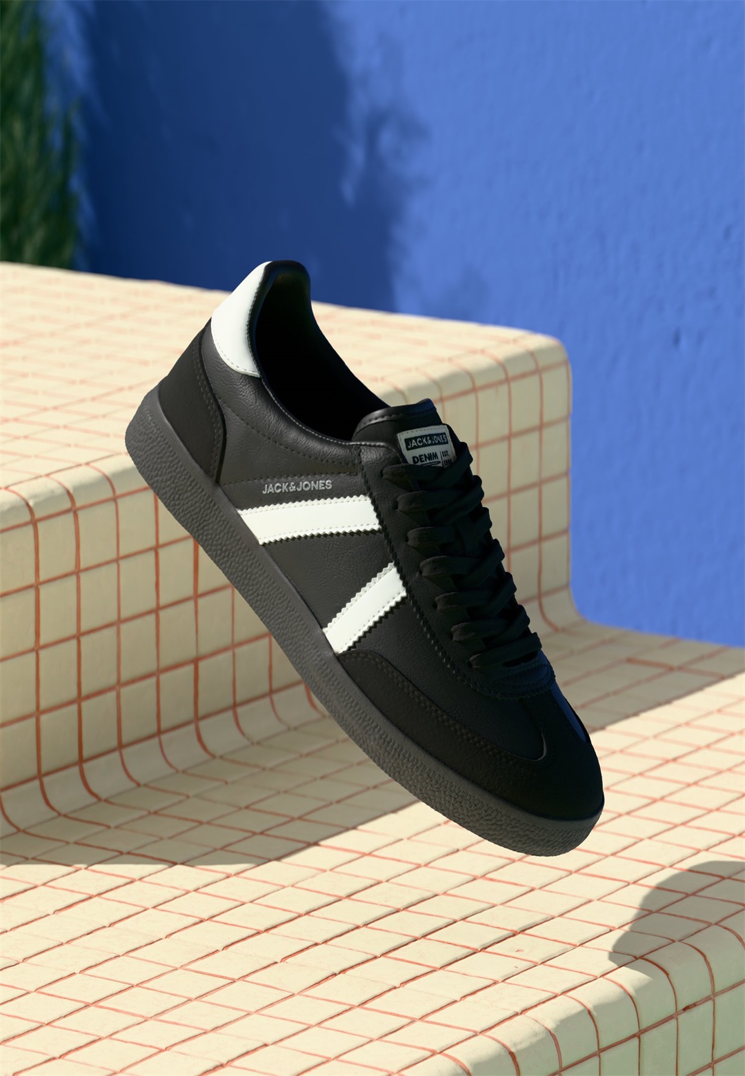 Jack & Jones JFWMAMBO - Sneaker low - anthracite/schwarz