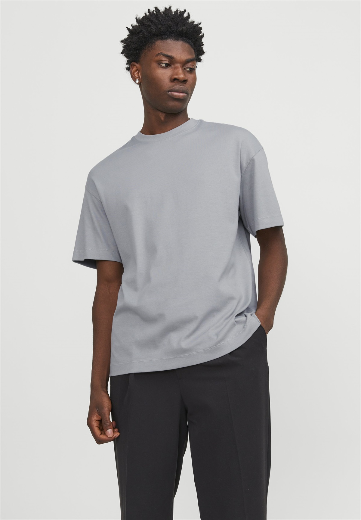 Jack & Jones JJEURBAN EDGE TEE NOOS - T-Shirt basic - grau