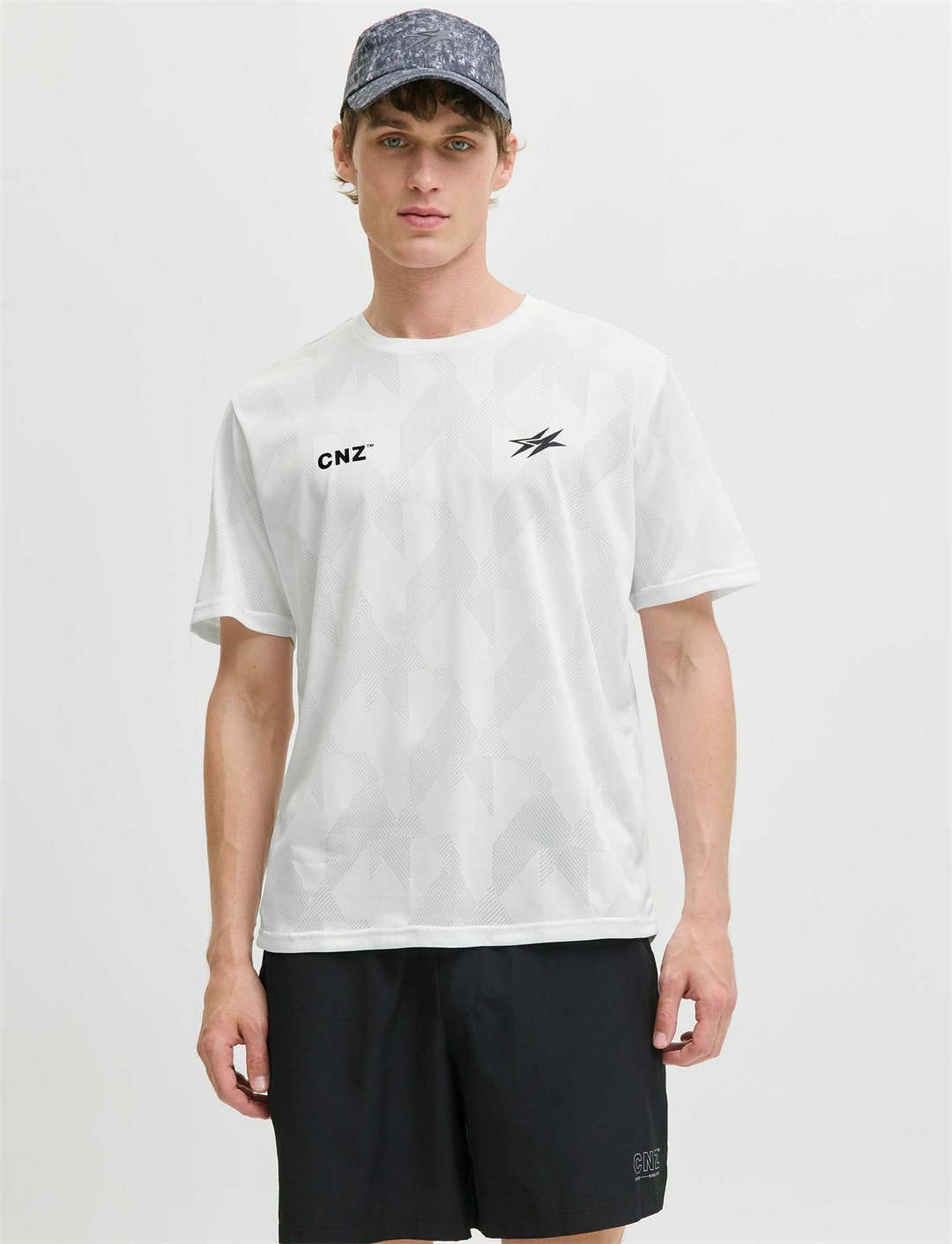 Jack & Jones T-Shirt print - bright white/offwhite