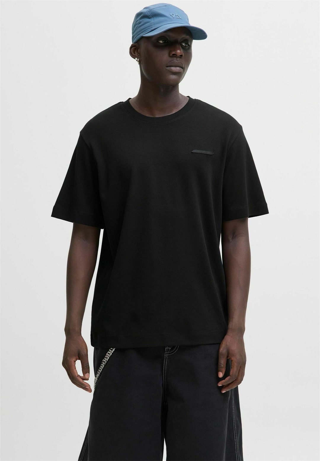 Jack & Jones T-Shirt basic - black/schwarz