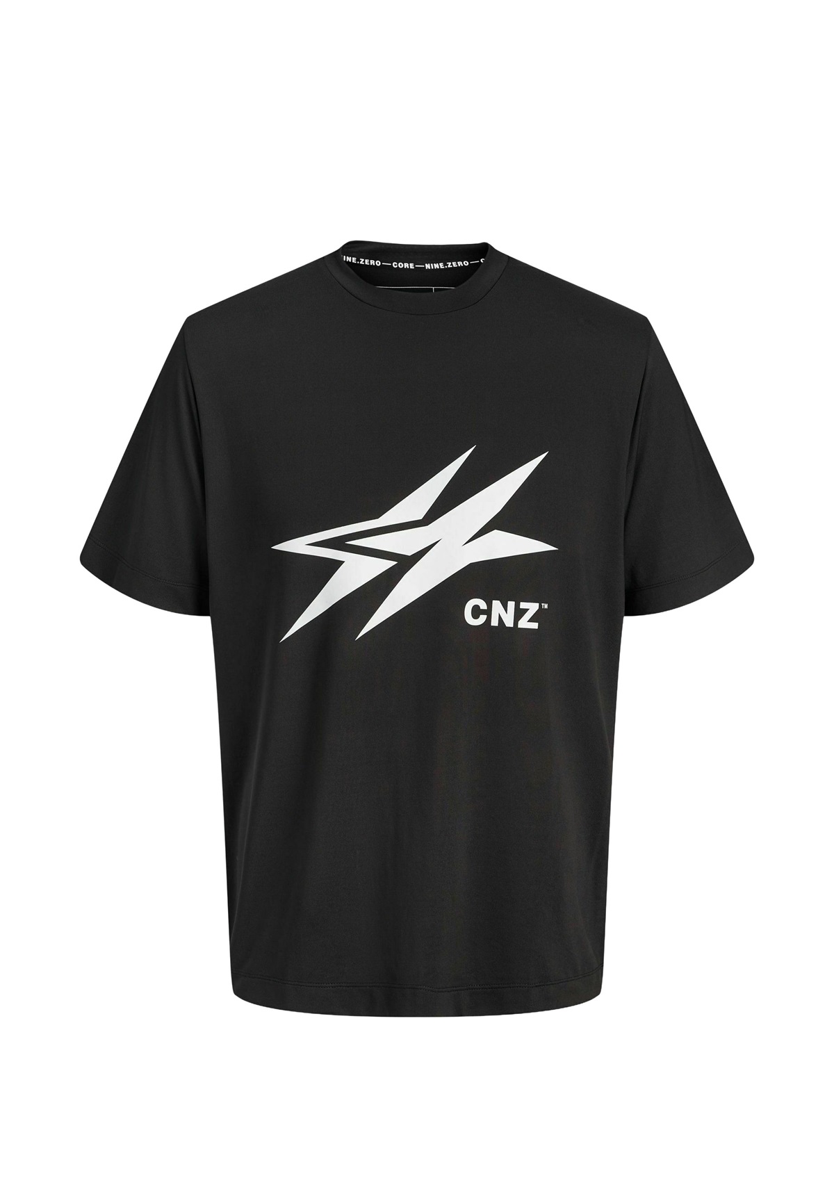 Jack & Jones T-Shirt print - black/schwarz