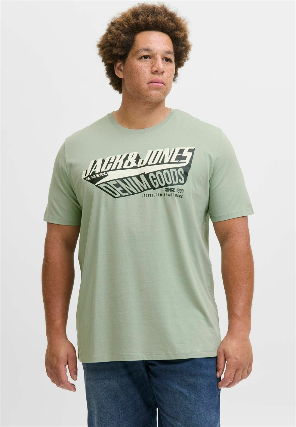 Jack & Jones T-Shirt print - iceberg green/hellgrün