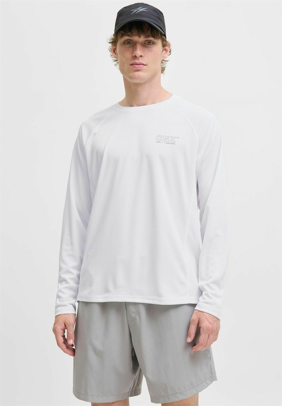 Jack & Jones Langarmshirt - bright white/offwhite