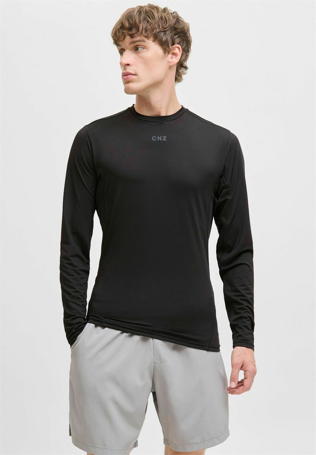 Jack & Jones Langarmshirt - black/schwarz