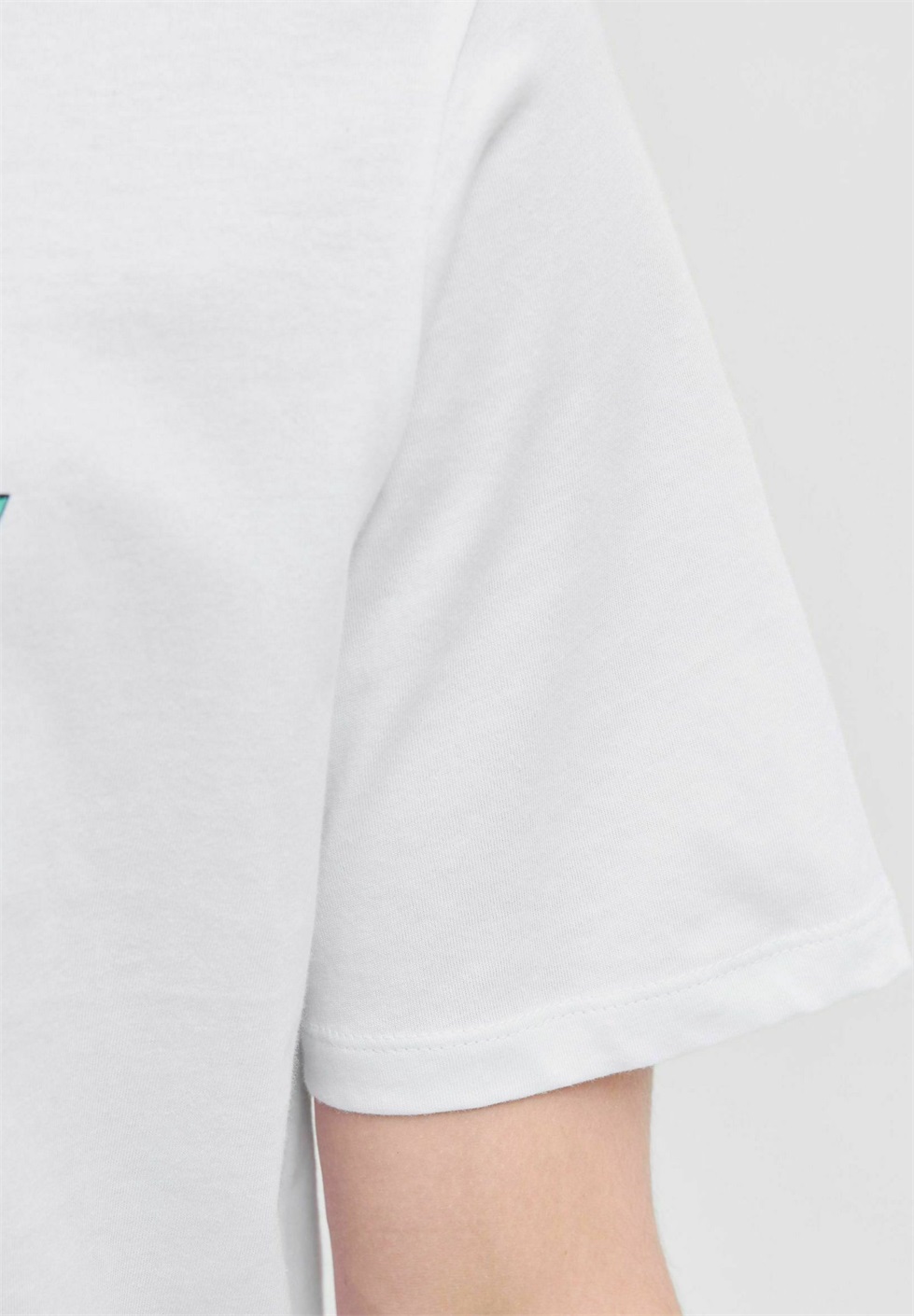 Jack & Jones PLUS SIZE LOGO - T-Shirt print - white/weiß