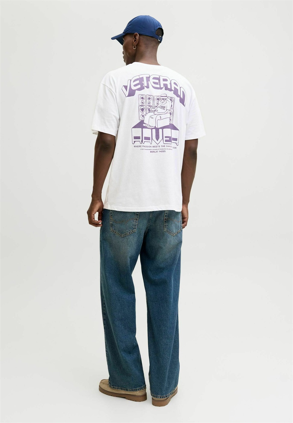 Jack & Jones T-Shirt print - bright white/offwhite