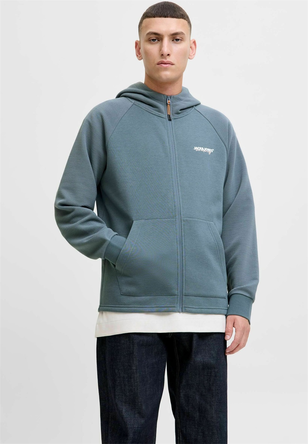 Jack & Jones Sweatjacke - stormy weather/blau