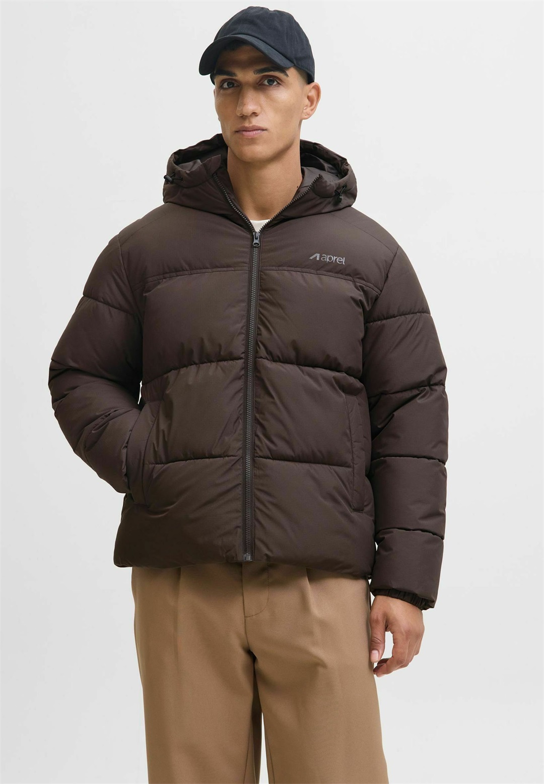 aprel Winterjacke - mulch/braun
