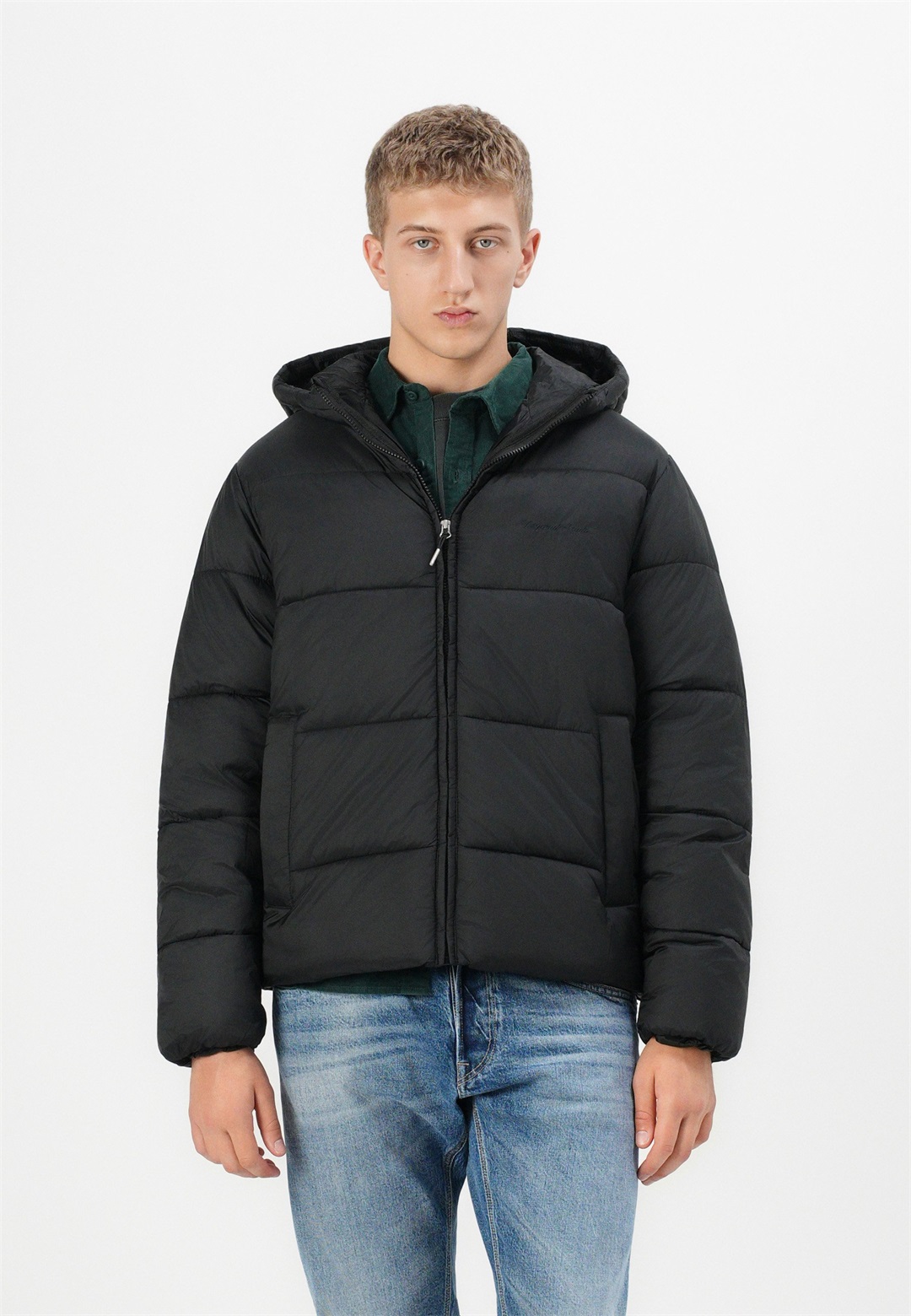 Jack & Jones JORNORREBRO PUFFER JACKET - Winterjacke - black/schwarz