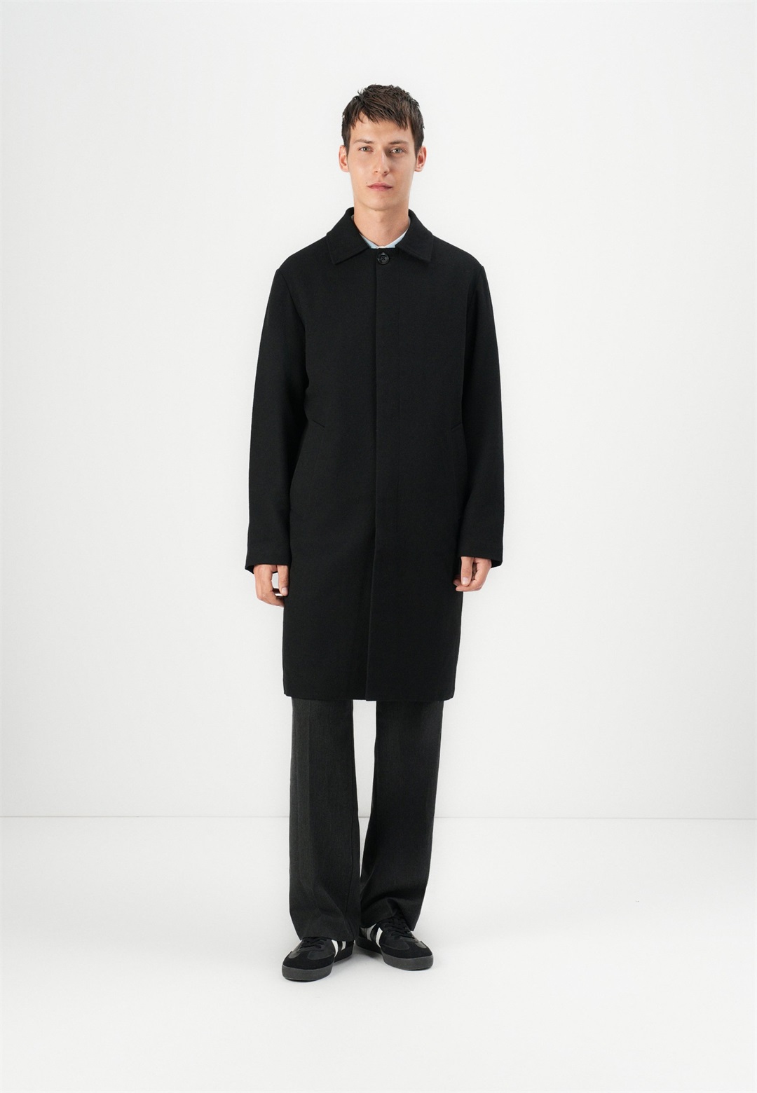 Jack & Jones JORNORREBRO COAT - Klassischer Mantel - black/schwarz