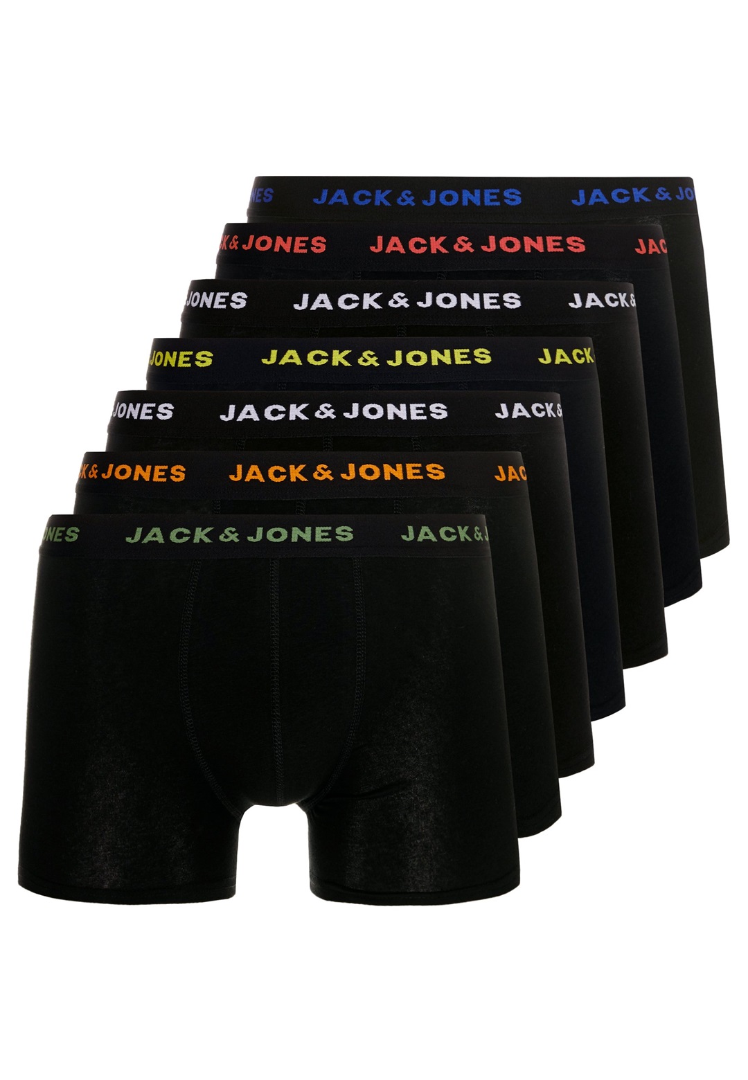 Jack & Jones JACBASIC TRUNKS 7 PACK - Boxer Briefs - black/schwarz