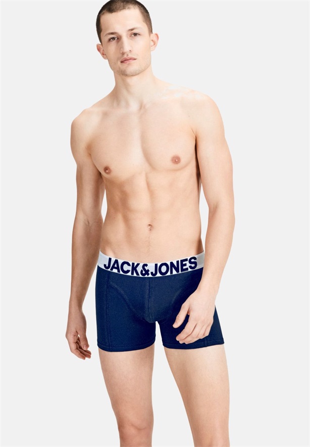 Jack & Jones SOLID 5 ER Pack - Boxer Briefs - 5er pack dress blue/blau