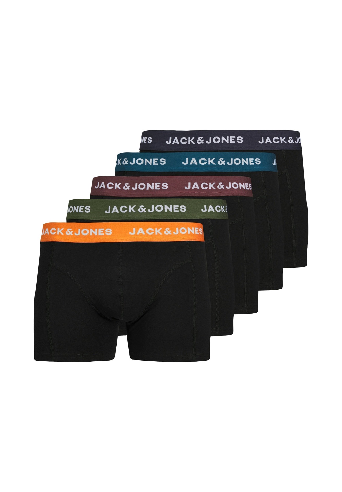 Jack & Jones 5ER PACK - Boxer Briefs - schwarz