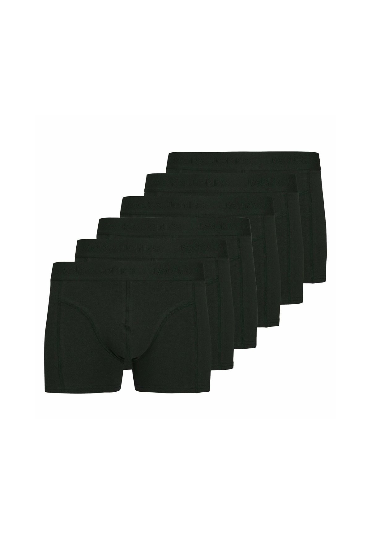 Jack & Jones 6ER PACK - Boxer Briefs - schwarz