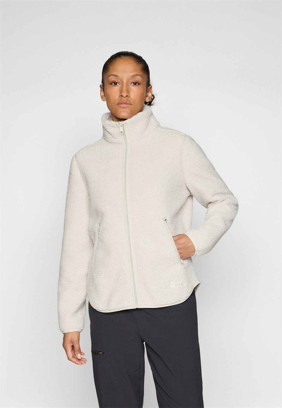Jack Wolfskin HIGH CURL - Fleecejacke - pale sand/beige