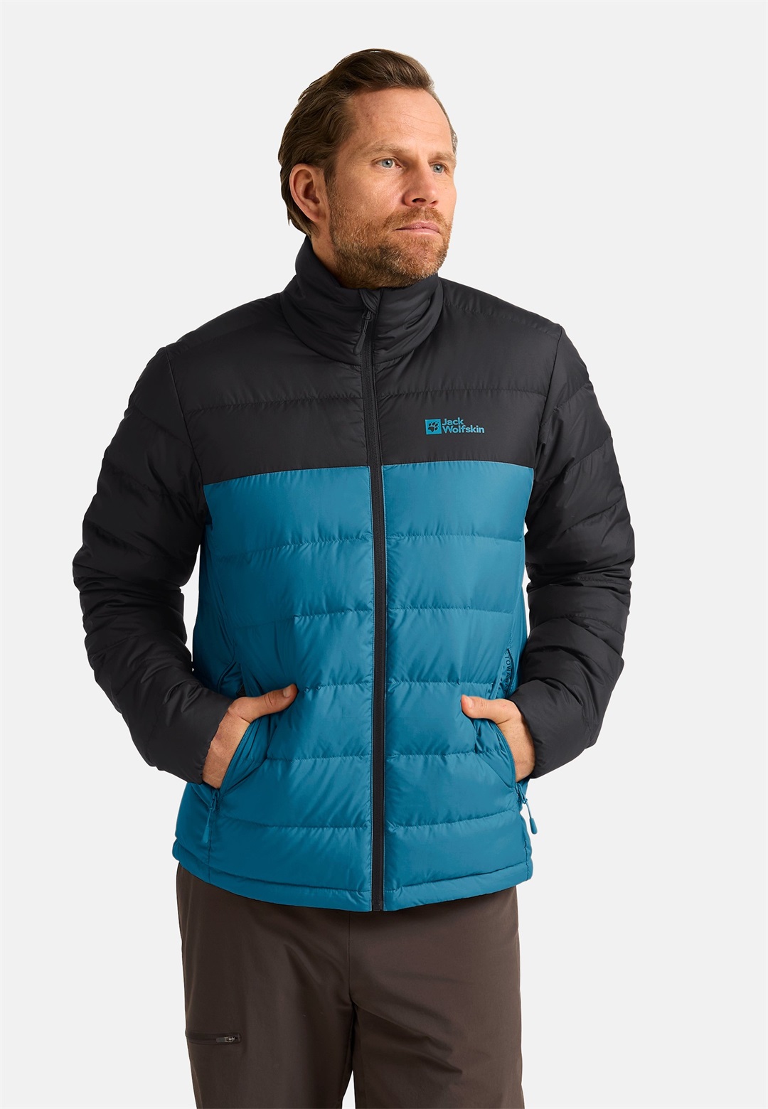 Jack Wolfskin ATHER JKT M - Daunenjacke - aurora blue/blau