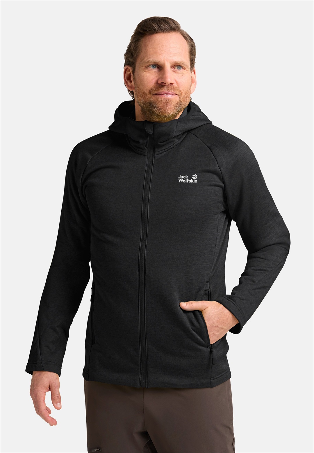 Jack Wolfskin Trainingsjacke - black/schwarz