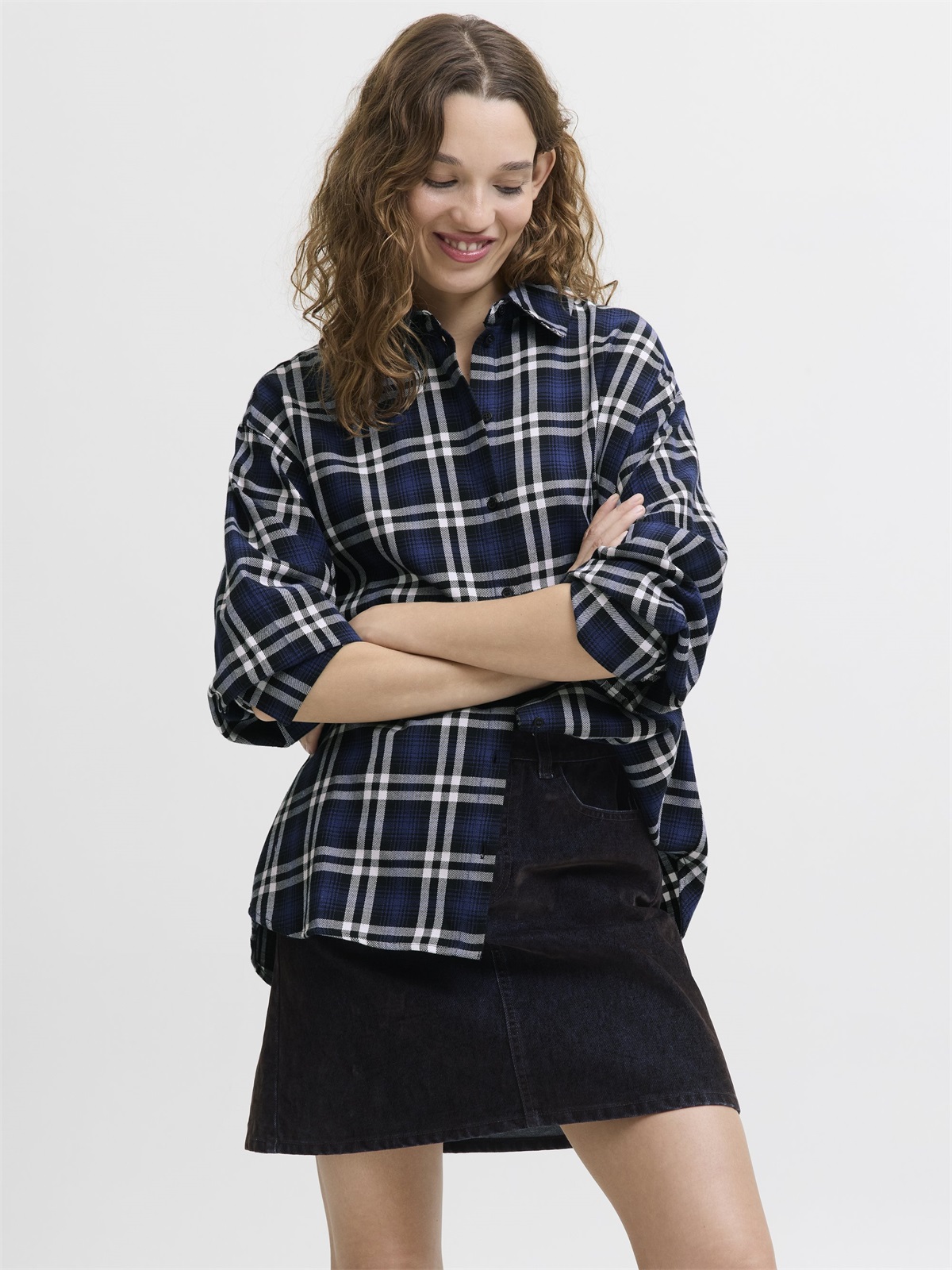 JJXX JXHAILEY BELLA SHIRT - Hemdbluse - estate blue/dunkelblau