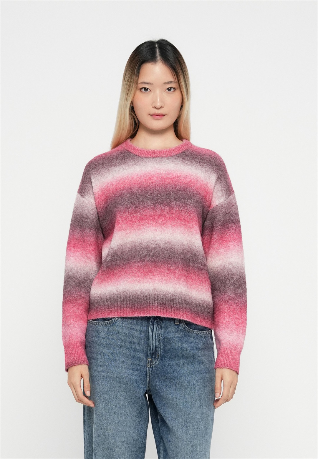 JJXX JXAMIRA CREW NECK - Strickpullover - barberry/pink