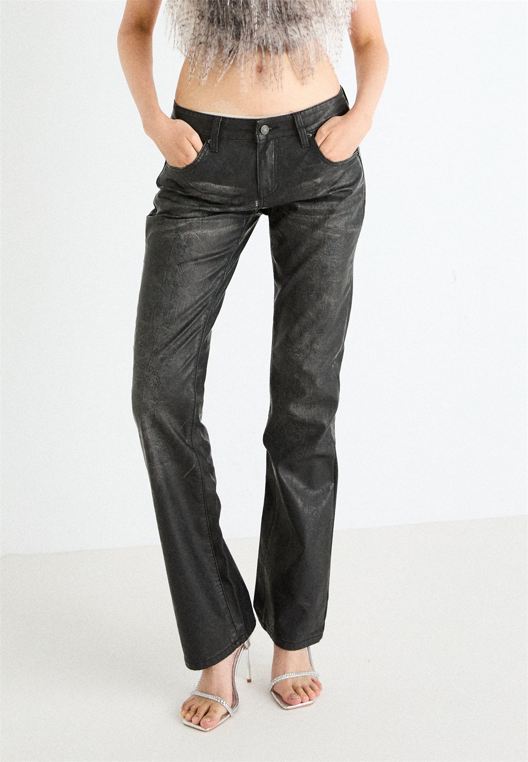 Jaded London COOPER - Stoffhose - black/schwarz