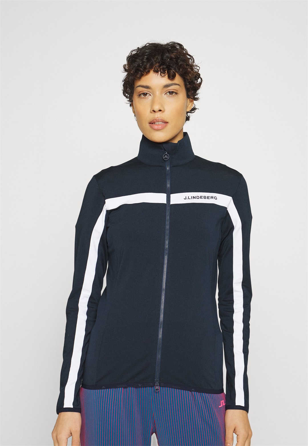 J.LINDEBERG Sports JANICE MID LAYER - Sweatjacke - navy/dunkelblau