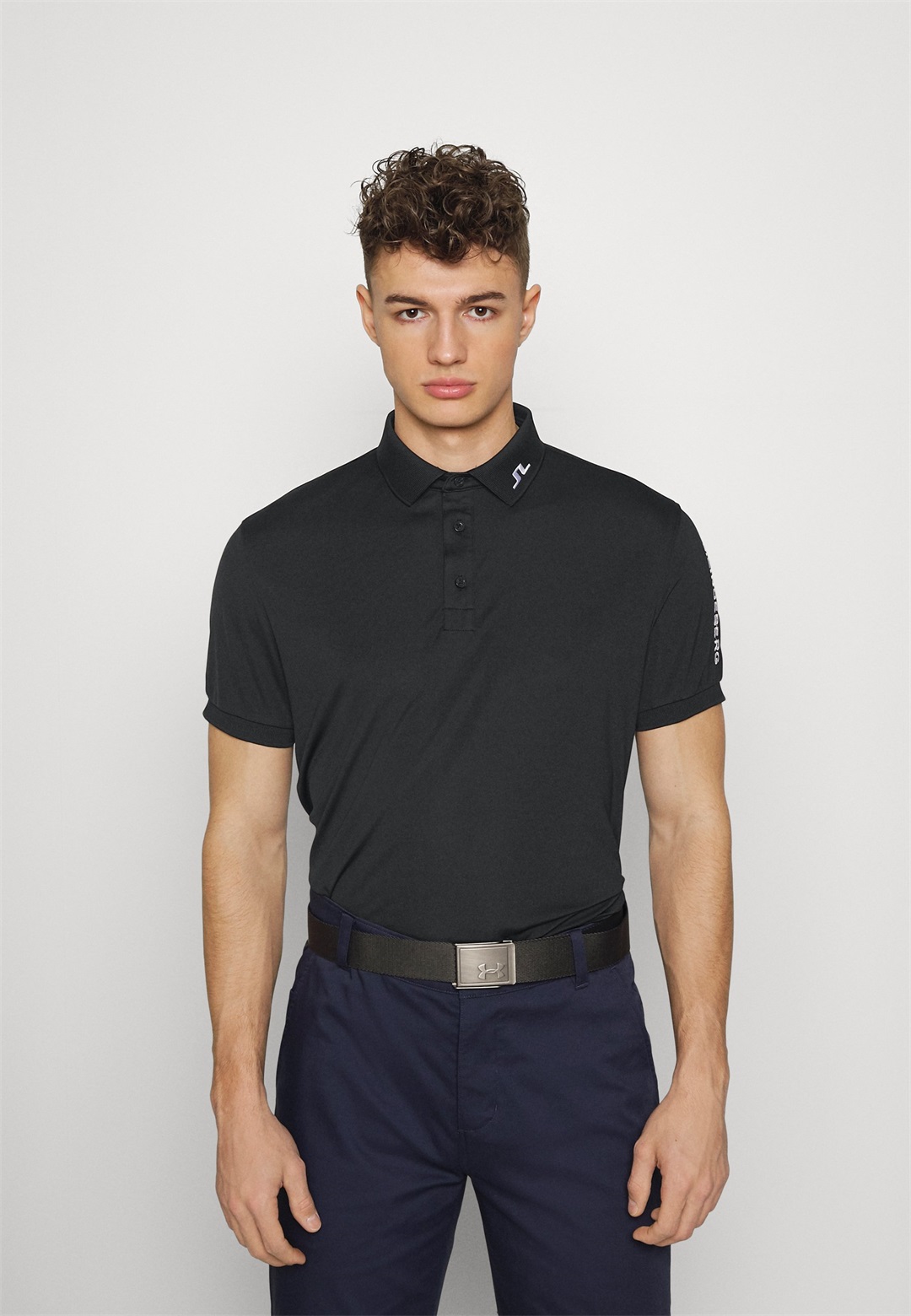 J.LINDEBERG Sports TOUR TECH FIT GOLF - Sport T-Shirt - black/schwarz