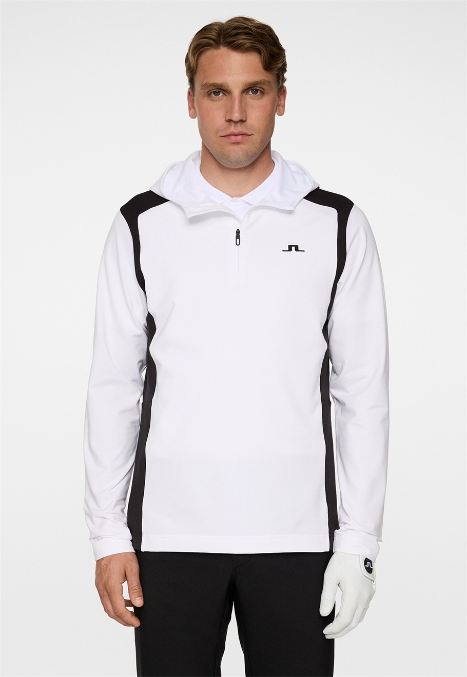 J.LINDEBERG Sports Kapuzenpullover - white/weiß