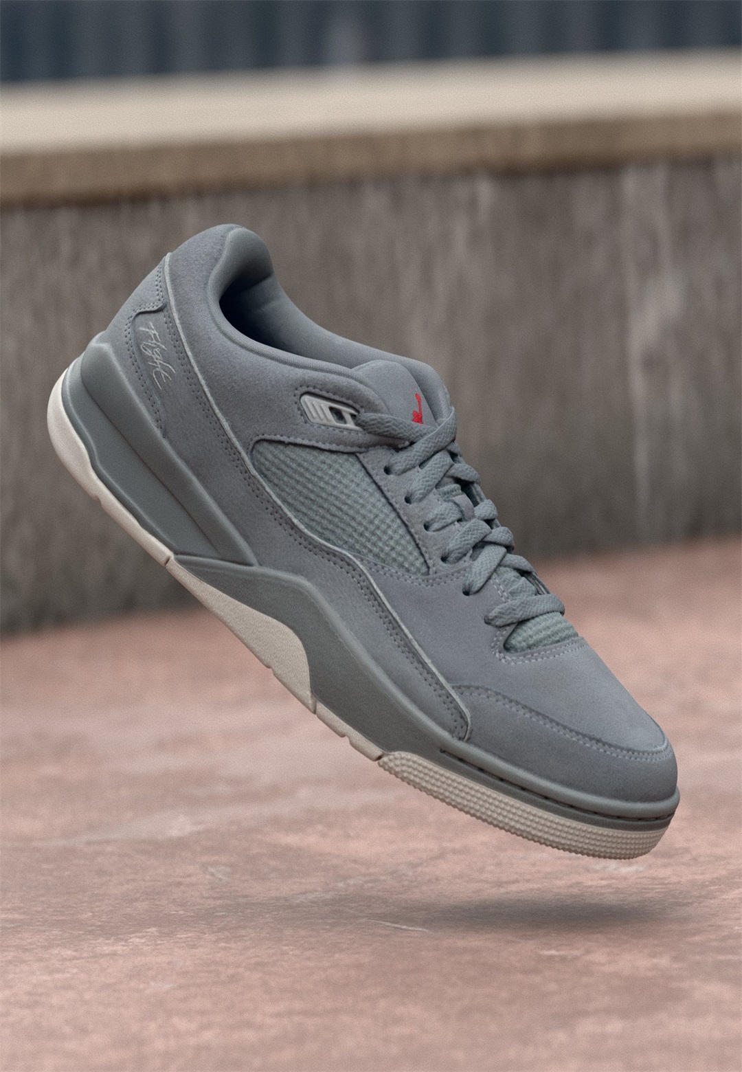 Jordan JORDAN FLIGHT COURT - Sneaker low - cool grey/varsity red/wolf grey/neutral grey/game royal/grau