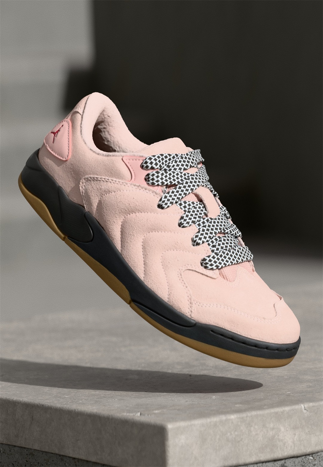 Jordan JORDAN SESSION - Sneaker low - atmosphere/varsity red/black/light brown/metallic silver/rosa