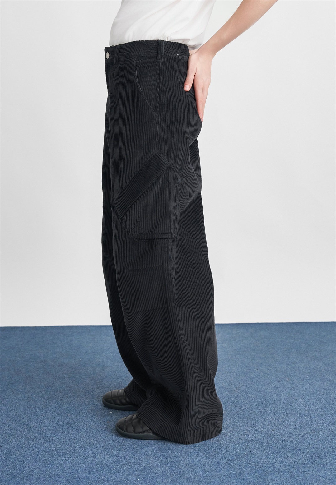 Jordan CHICAGO PANT - Stoffhose - black/schwarz