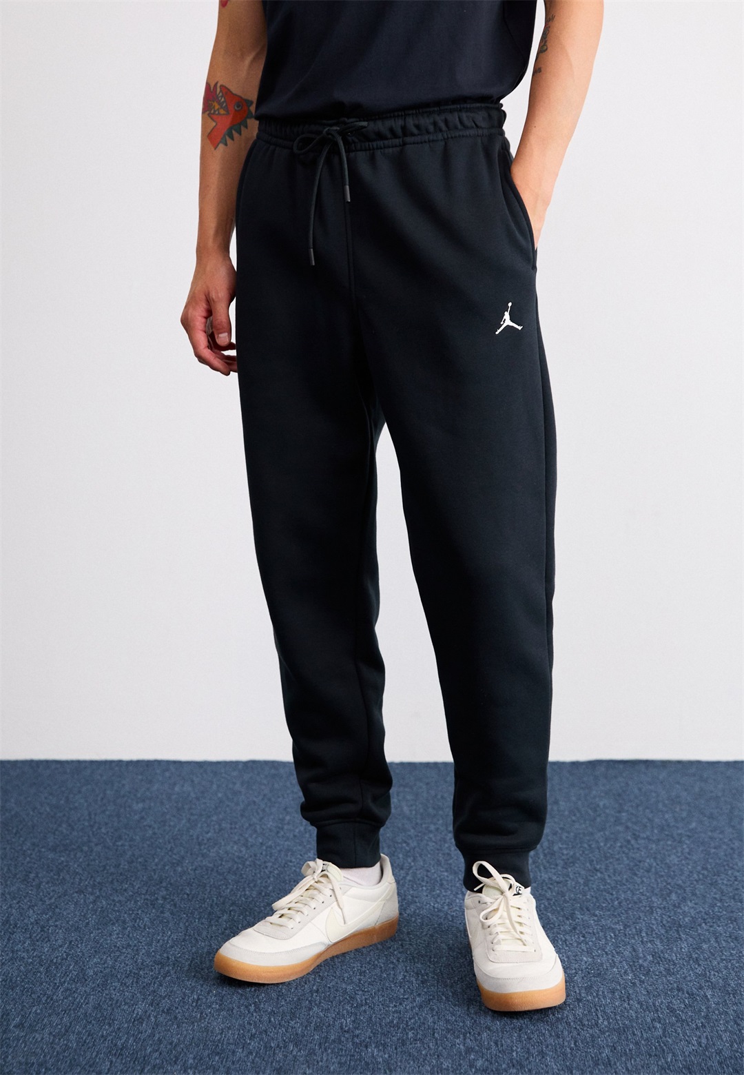 Jordan PANT - Jogginghose - black white/schwarz