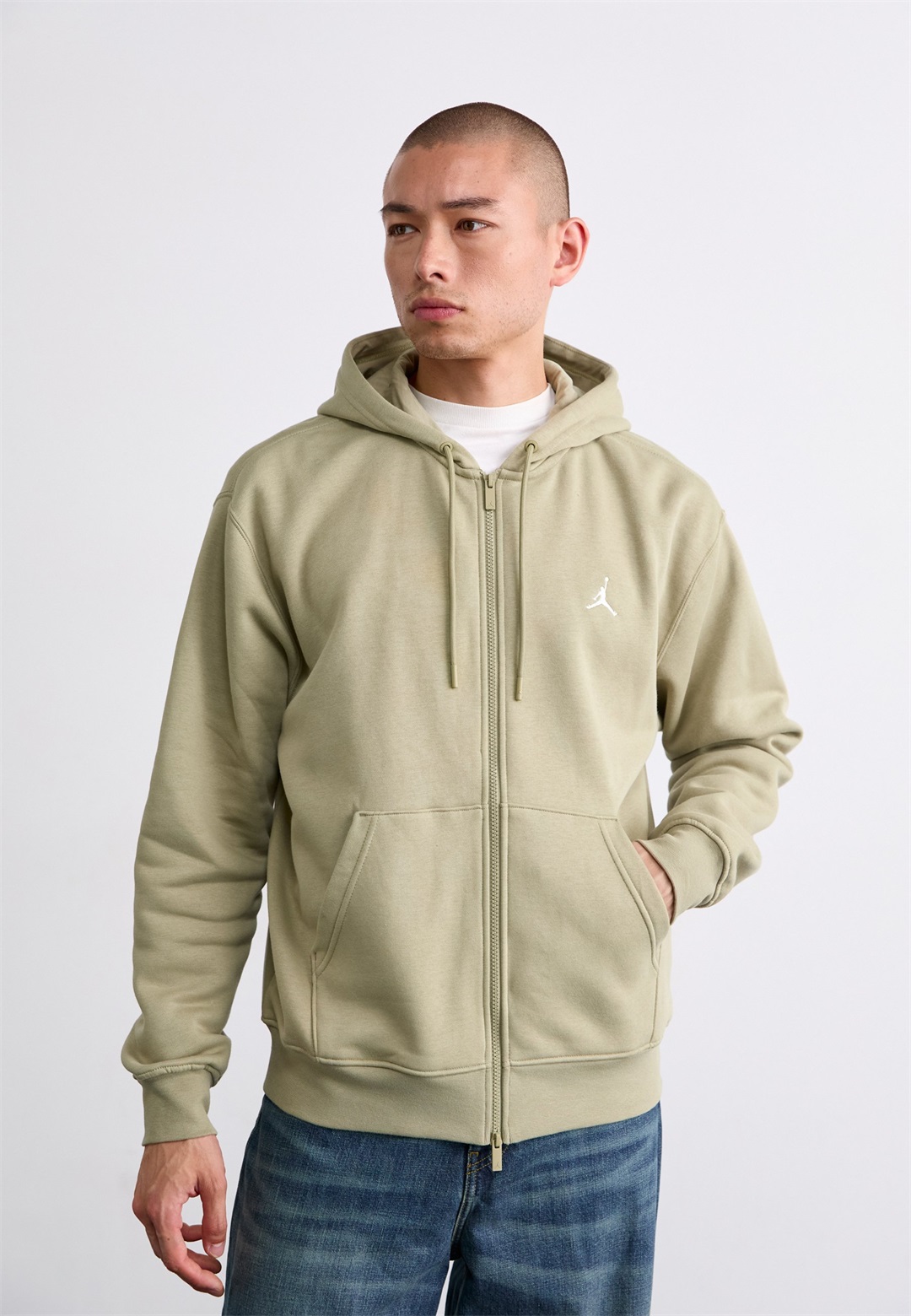 Jordan Sweatjacke - medium khaki/sail/beige