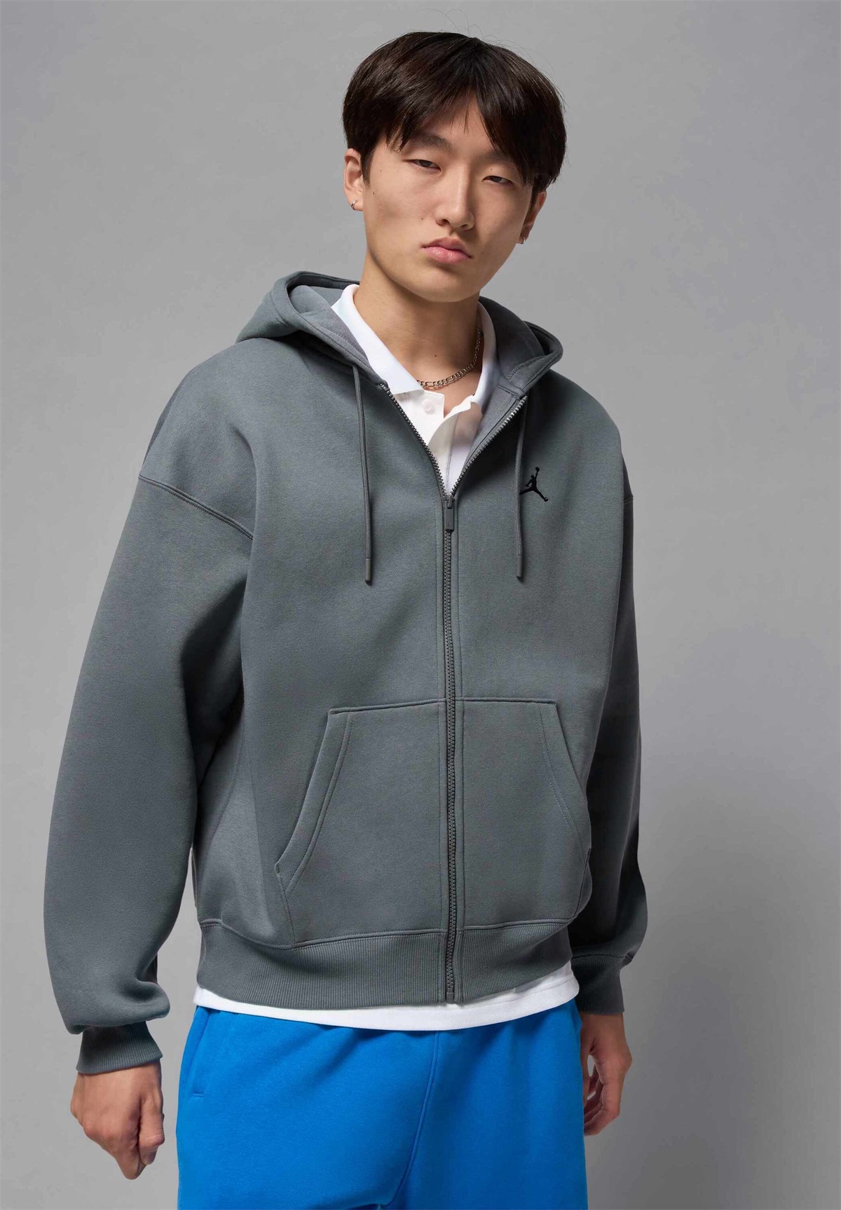 Jordan Sweatjacke - iron grey/black/grau