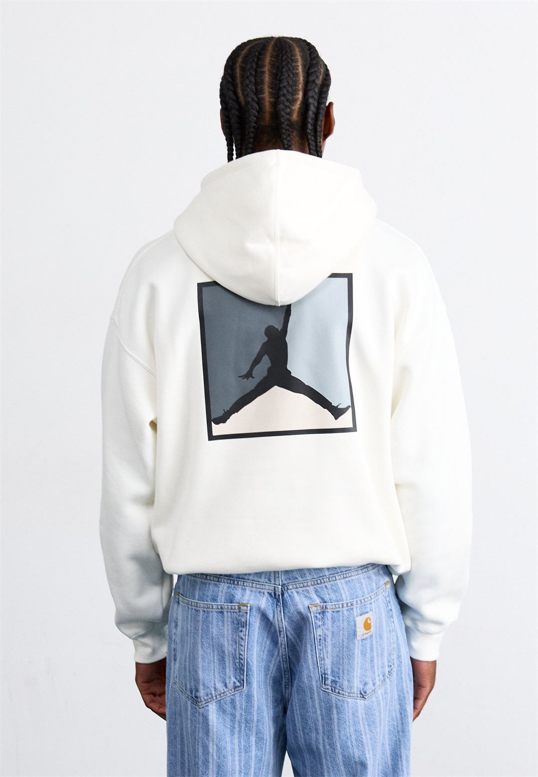 Jordan Kapuzenpullover - sail/black/offwhite