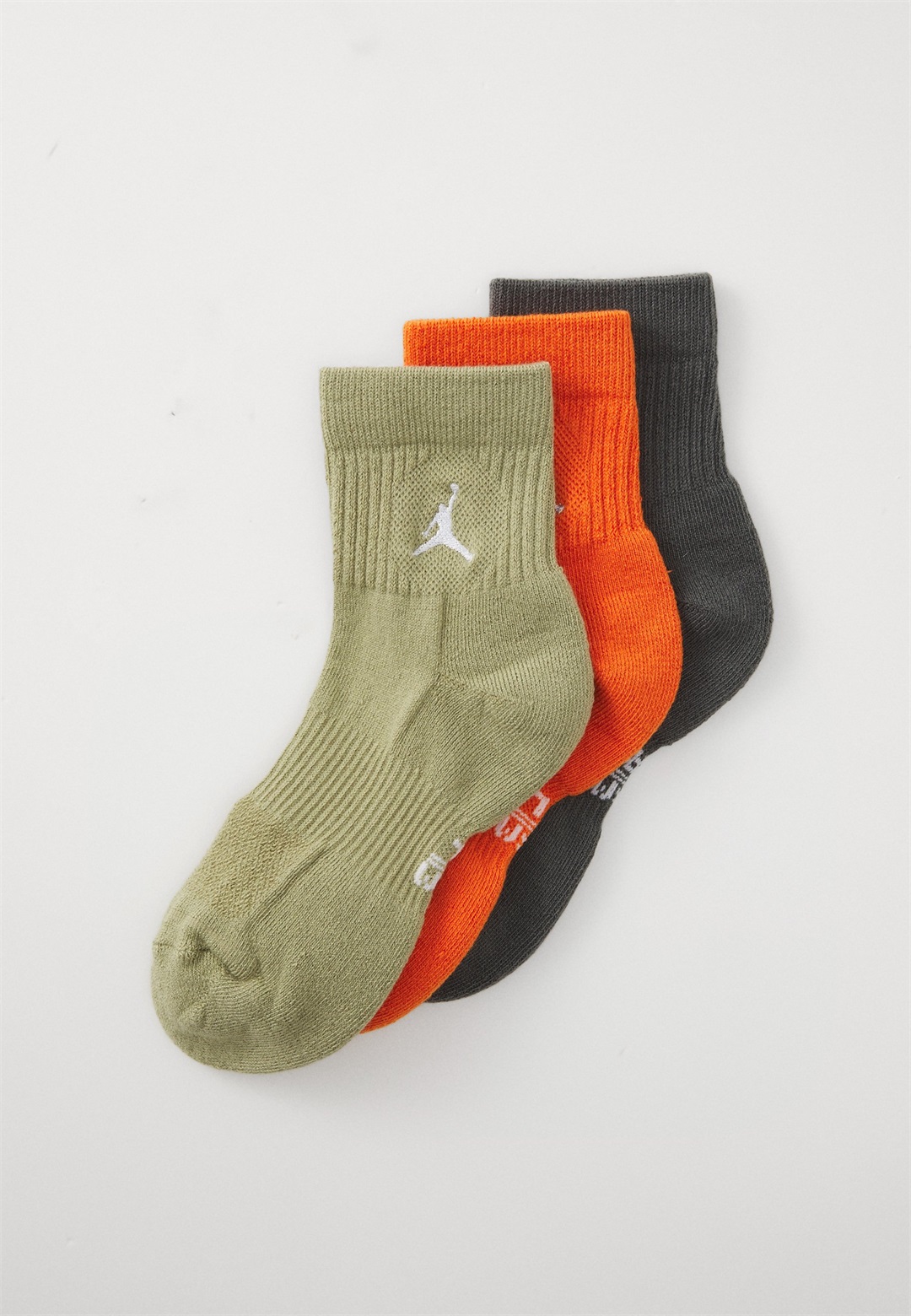 Jordan EVERYDAY CUSH ANKLE 3 PACK UNISEX - Sportsocken - medium khaki/iron grey/starfishwhite/khaki