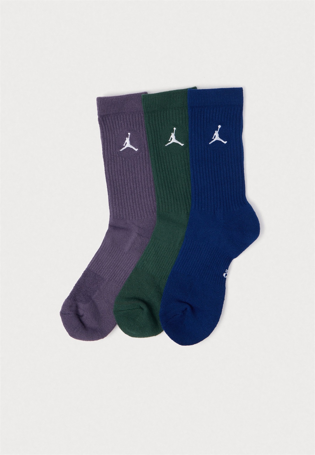 Jordan EVERYDAY CUSH CREW 3 PACK UNISEX - Sportsocken - blue void/midnight green/dark raisin/white/blau
