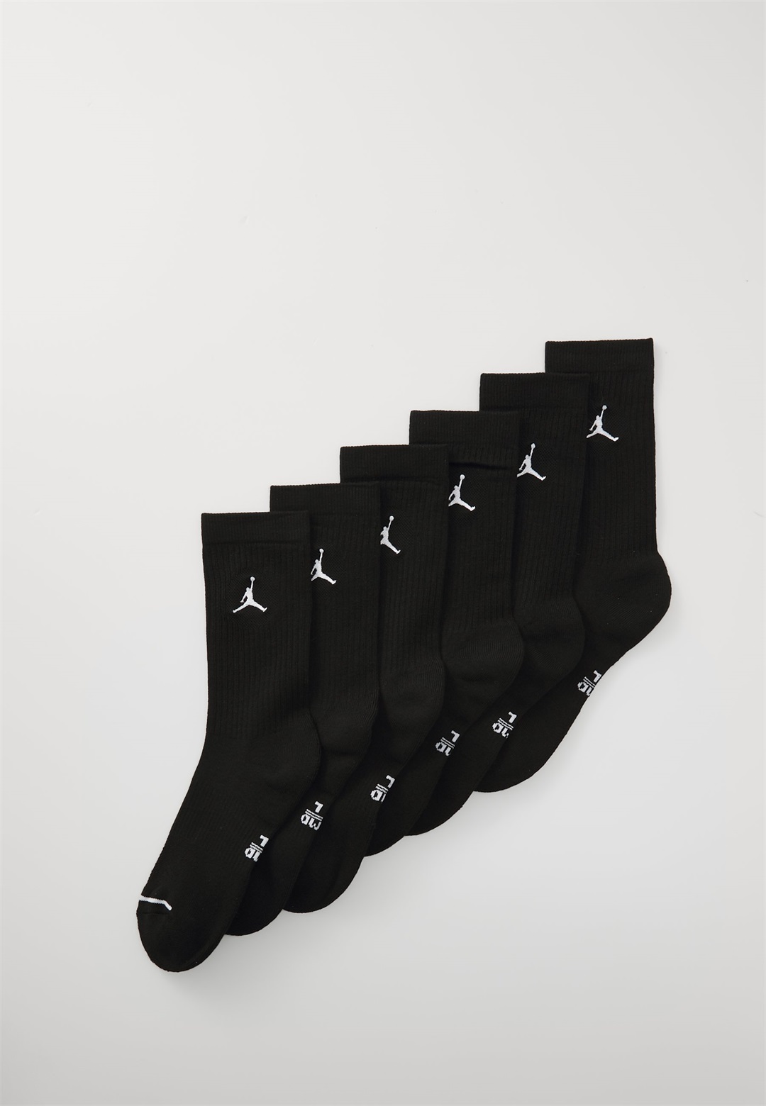 Jordan CUSH CREW 6 PACK - Sportsocken - black/white/schwarz