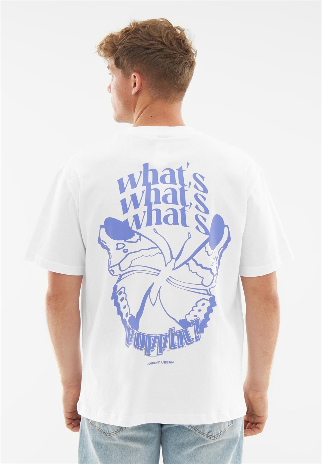 Johnny Urban SAMMY - T-Shirt print - white/weiß