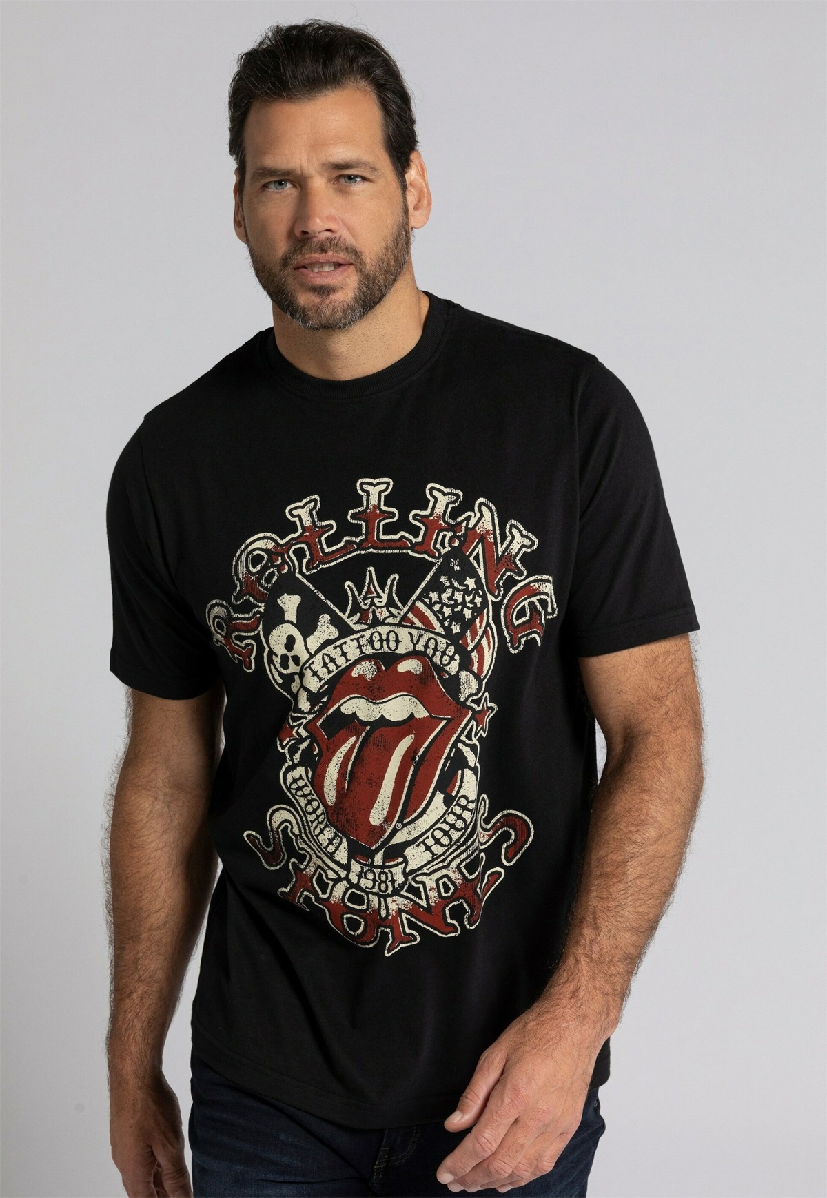 JP1880 T-Shirt print - black/schwarz