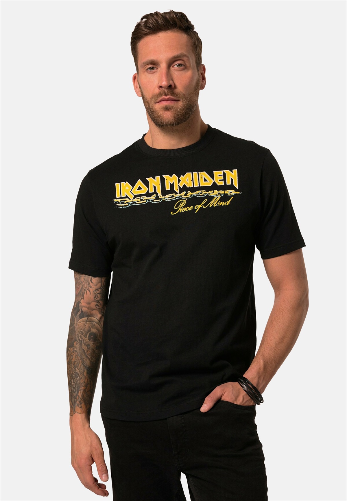 JP1880 T-Shirt print - black/schwarz