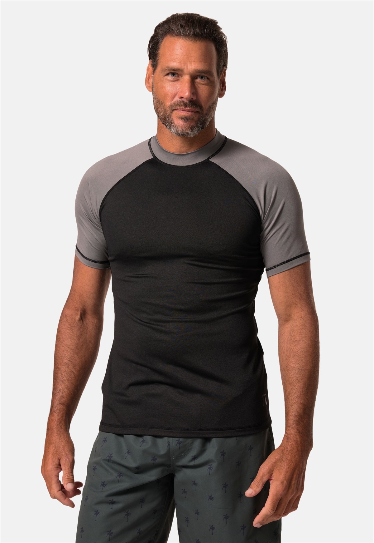 JP1880 SHORT SLEEVE - T-Shirt basic - black/schwarz