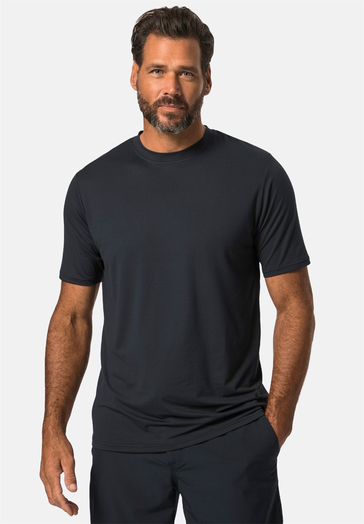 JP1880 SHORT SLEEVE, ROUND NECK - T-Shirt basic - navy blue/dunkelblau