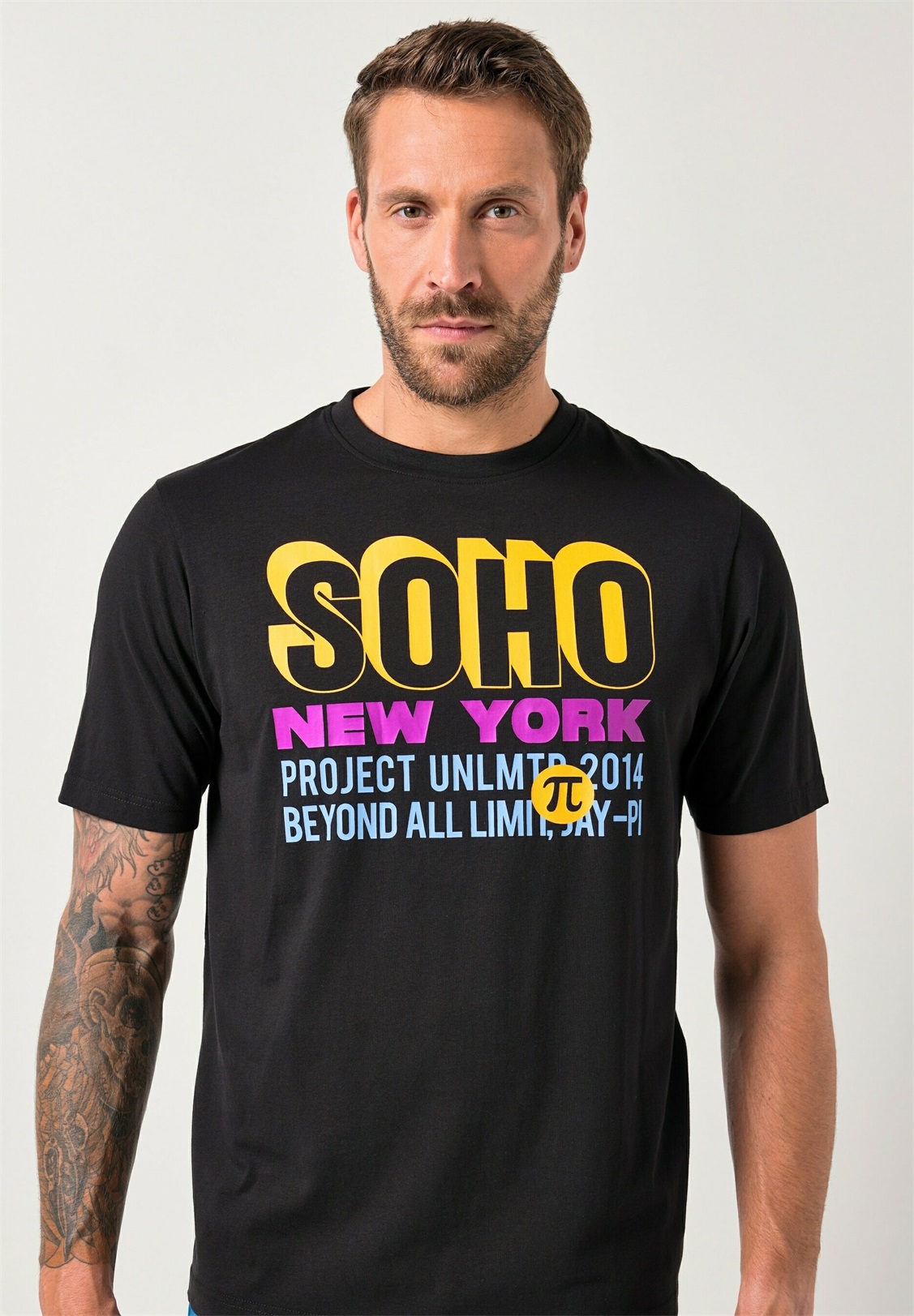 JP1880 T-Shirt print - black/schwarz