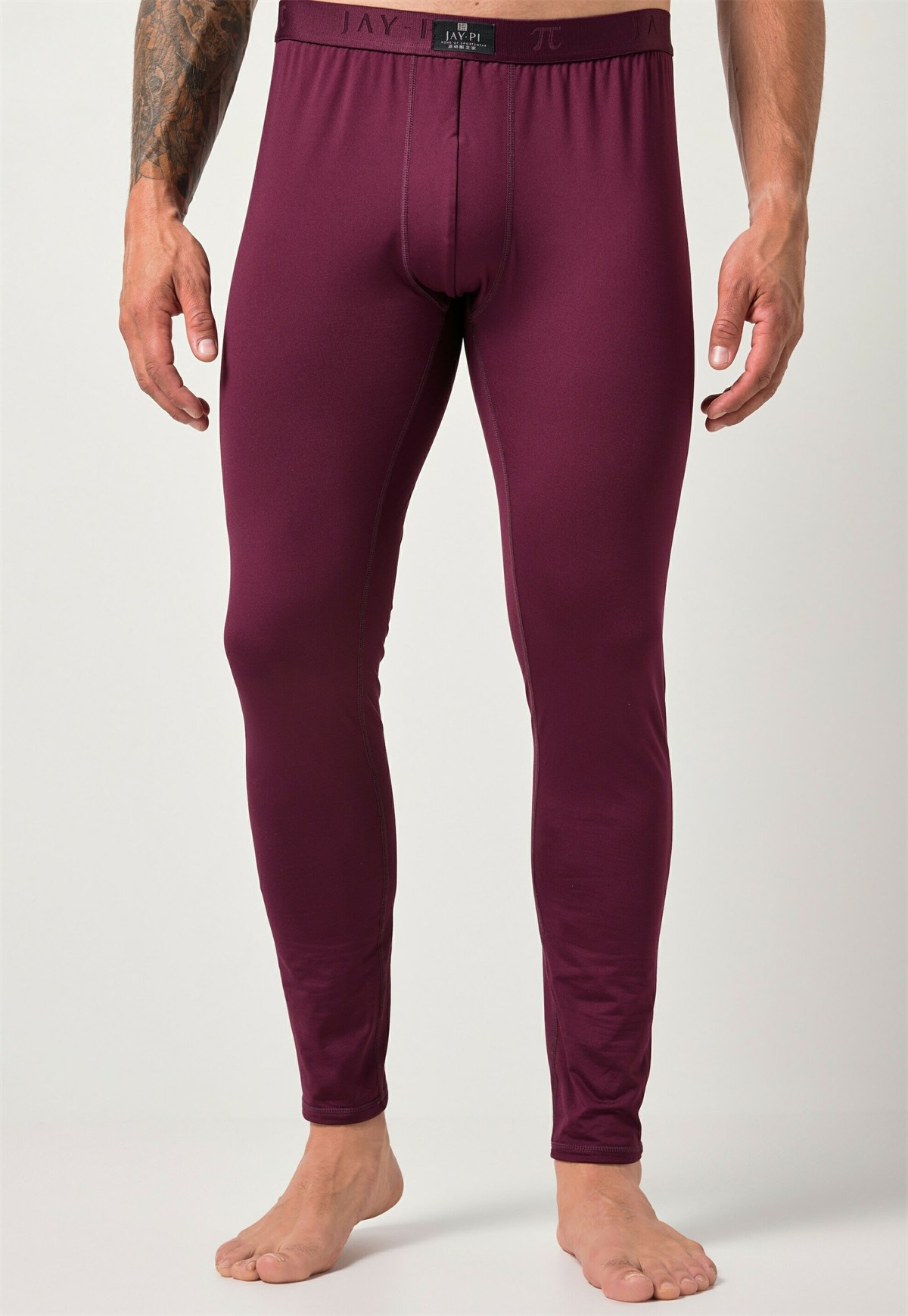 JP1880 Unterhose lang - dark claret/beere