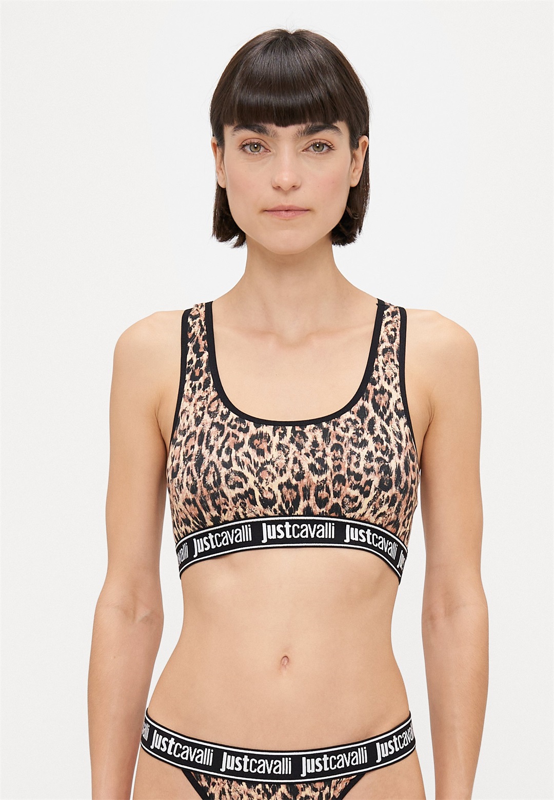 Just Cavalli Bustier - brown/black/braun
