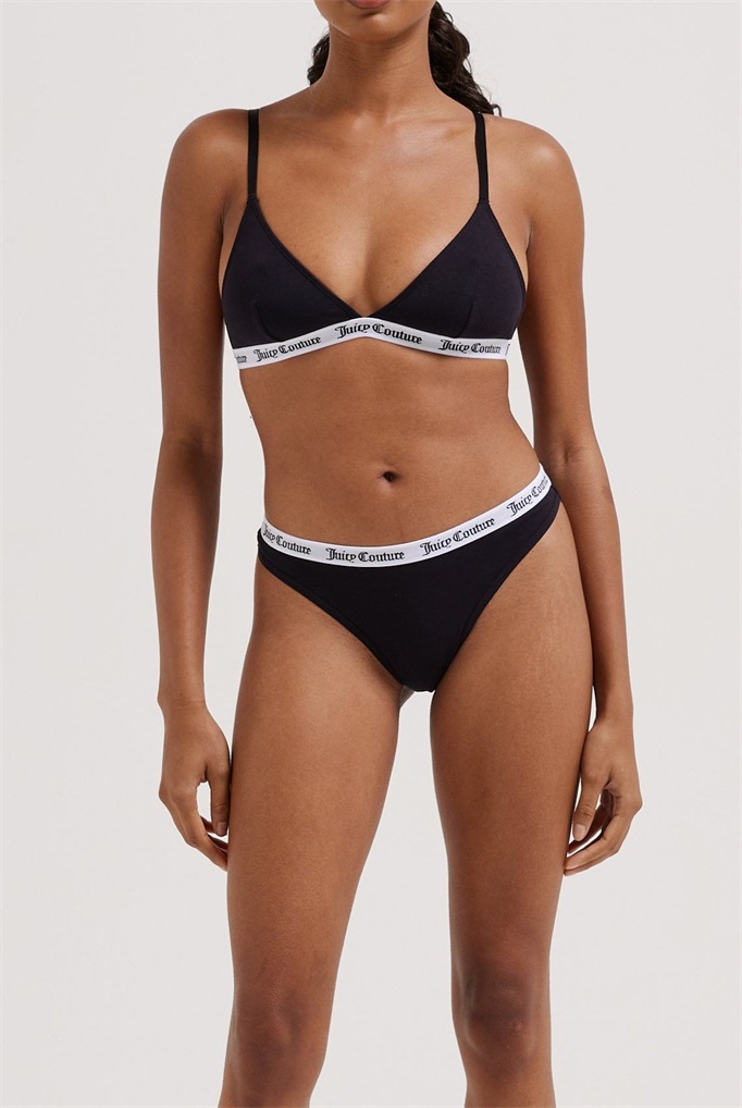 Juicy Couture DANA 3 PACK - String - black/schwarz