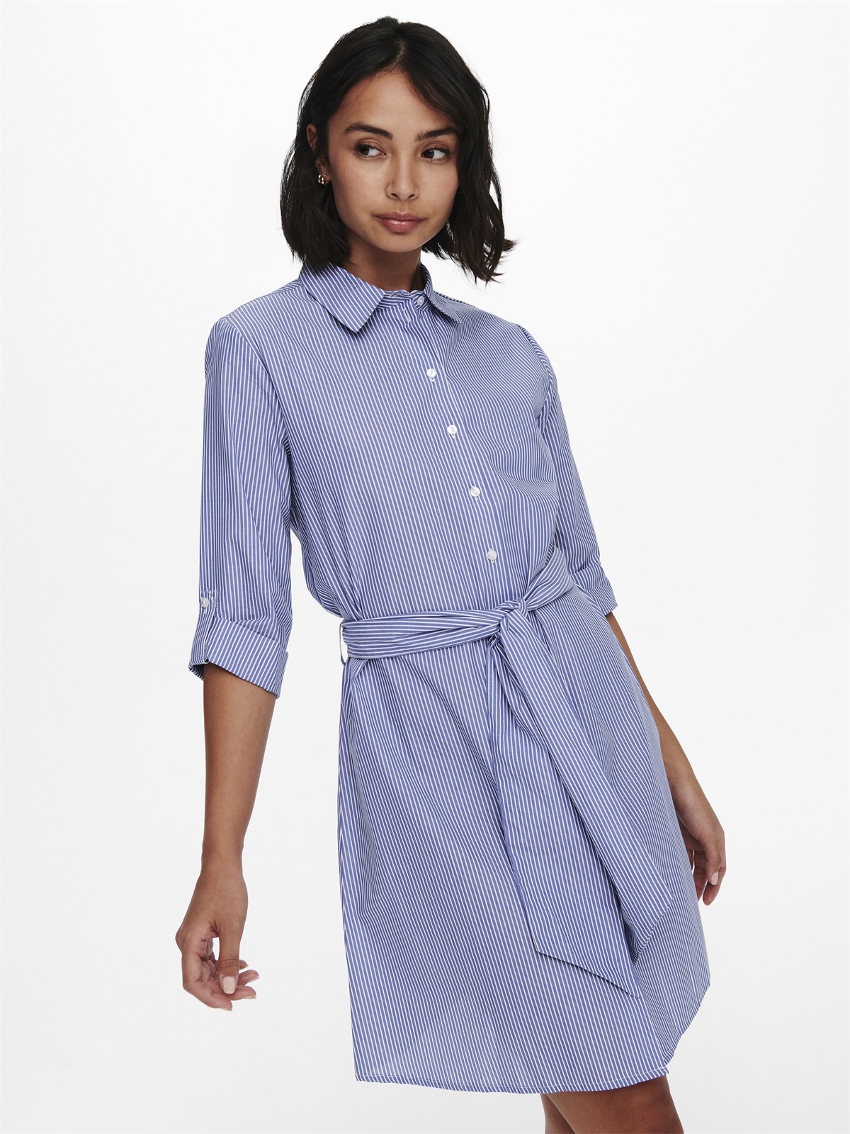 JDY JDYHALL SHIRT DRESS - Blusenkleid - wedgewood/hellblau