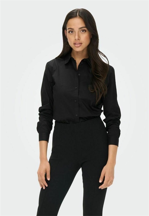 JDY JDYMIO SHIRT - Hemdbluse - black/schwarz